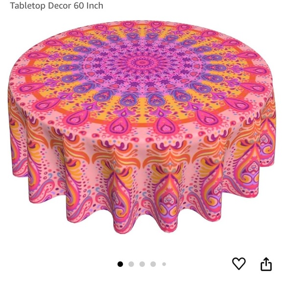 Freehotu round tablecloth - Picture 10 of 11